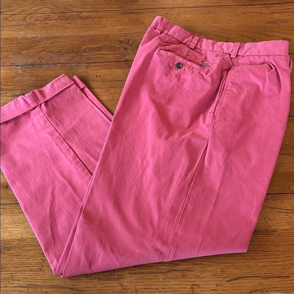 Brooks Brothers Advantage Chinos Thompson Nantucket Red Pants Men’s Size 37 x 30
